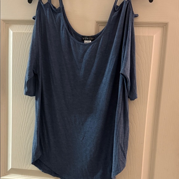 VENUS Navy Short Sleeve Women's Tee - Picture 1 of 3